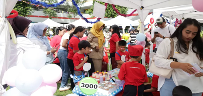 Belajar Kelola Uang, Market Day TK Kesatuan Bogor Jadi Sarana Pendidikan Karakter
