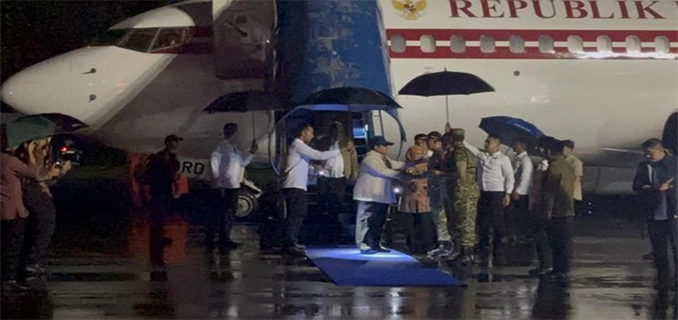 Prabowo Tiba di Malang Hadiri Acara 1 Abad NU Besok