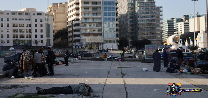 Pengungsi Beirut Memadati Martyrs Square di Tengah Krisis
